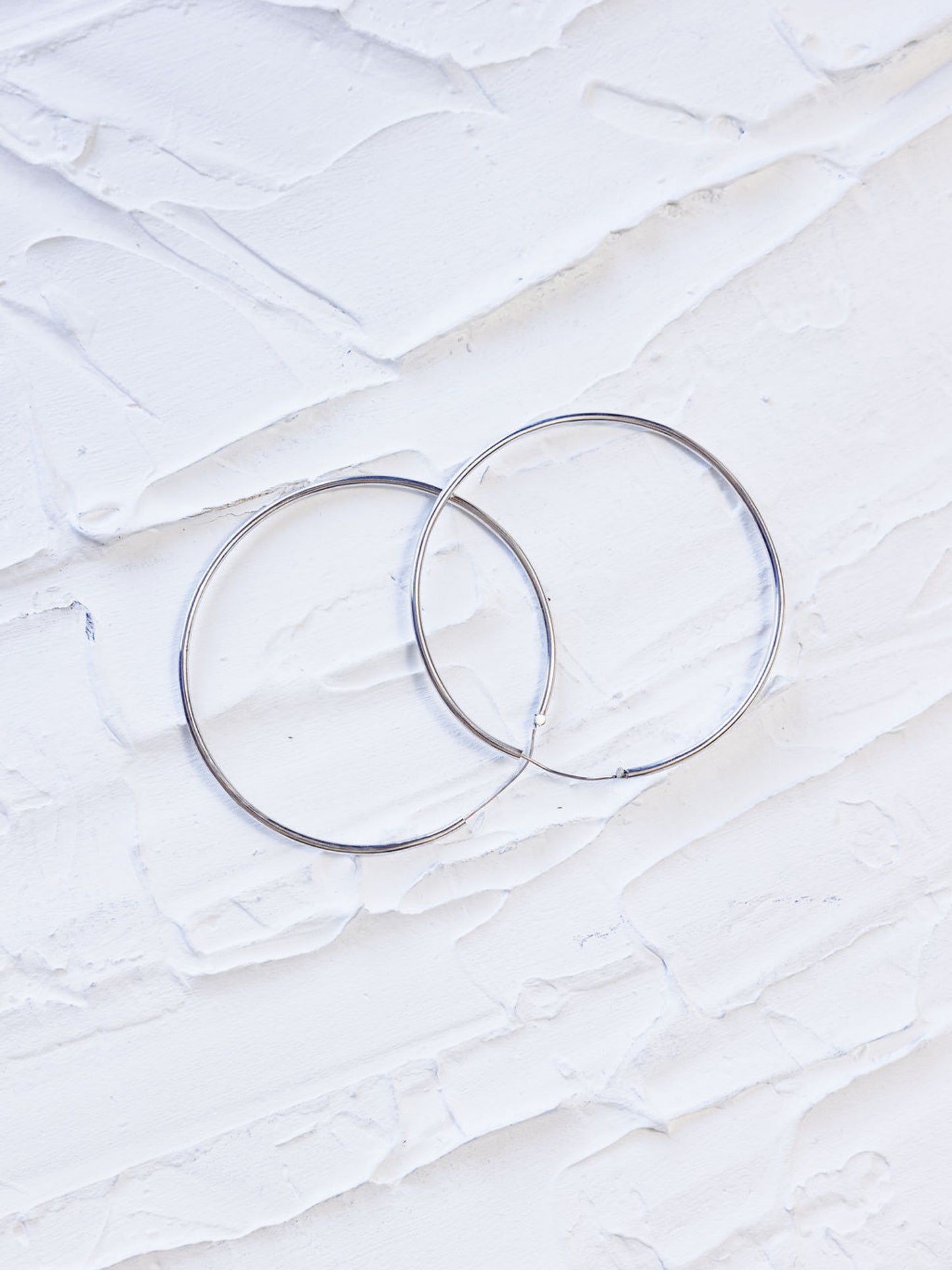 RIVER + SPIRIT HOOPS- SILVER
