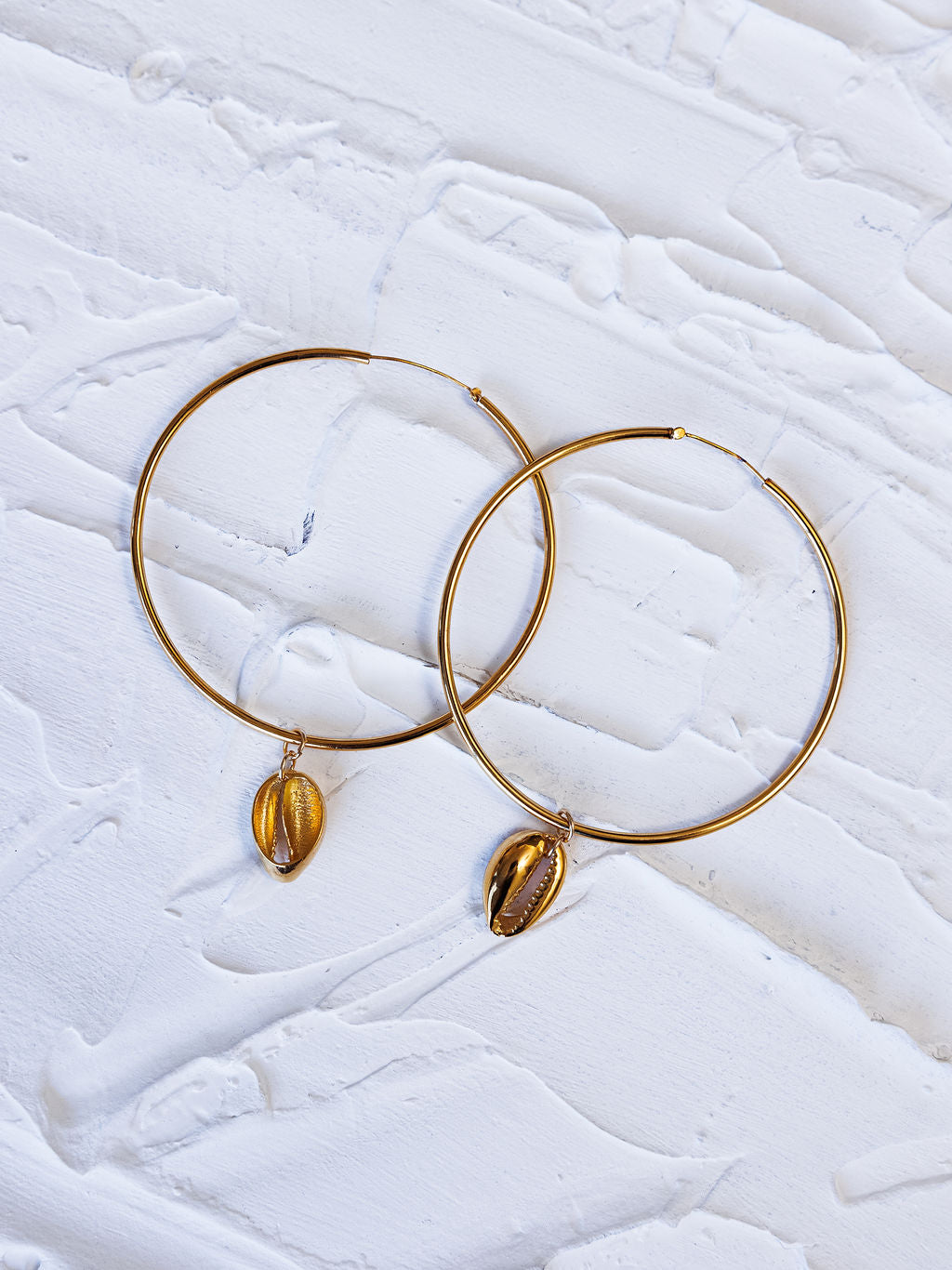 Ọ̀ṢUN'S COIN HOOPS- GOLD
