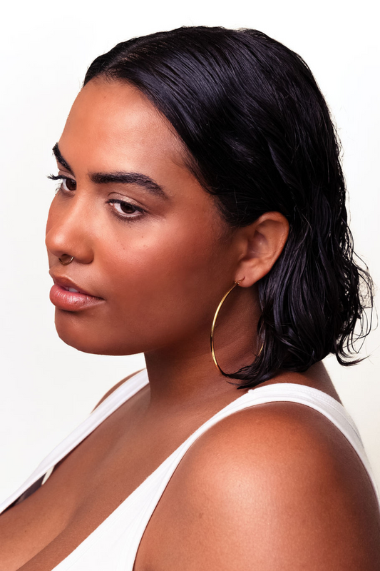 RIVER + SPIRIT HOOPS- GOLD