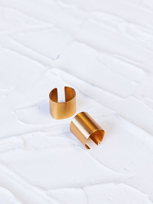 GOLDSPIRATION FINGER CUFF RING